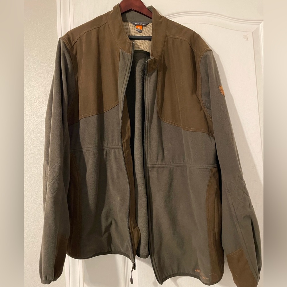 Eddie Bauer Canvas and Fleece Jacket